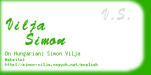 vilja simon business card